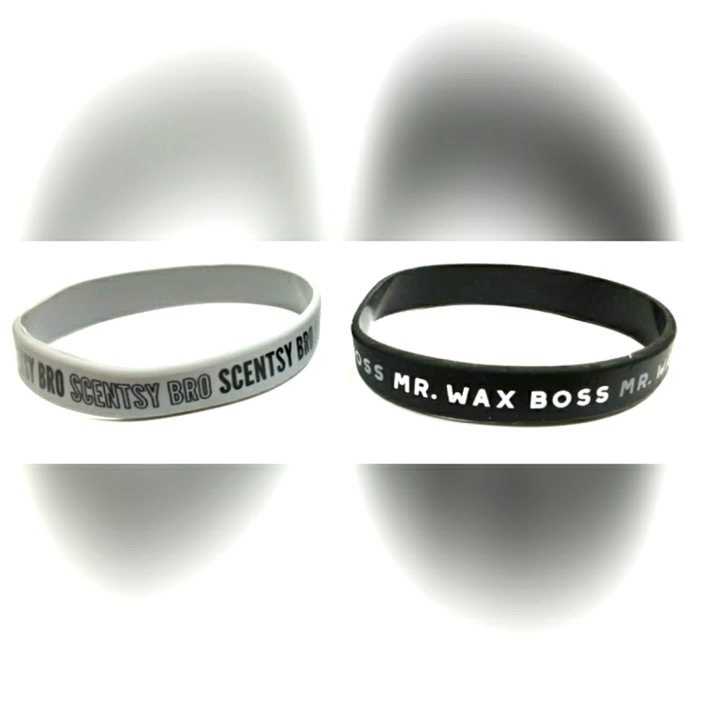 Scentsy Mr. Wax Boss ~ Scentsy Bro Silicone Bracelet Set